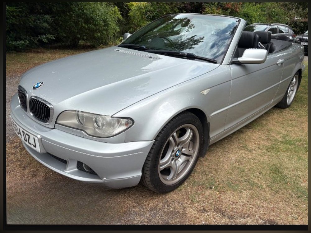 Silver BMW 3 Series 3.0 330Ci 330 SE Convertible 2dr Petrol Auto 244 g/km 231 bhp