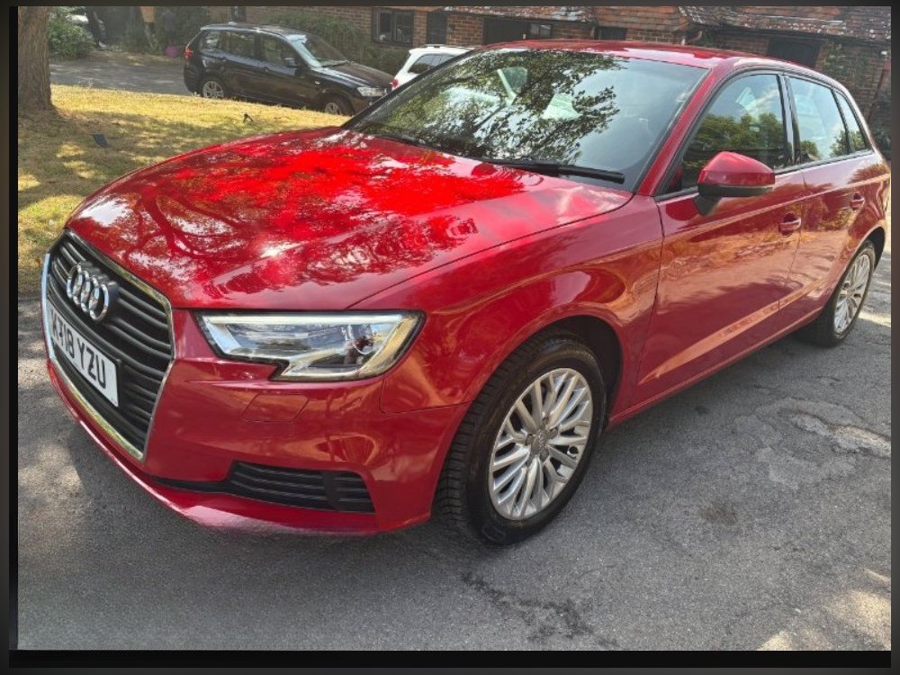 Red Audi A3 1.6 TDI SE Technik Sportback 5dr Diesel S Tronic Euro 6 s/s 110 ps