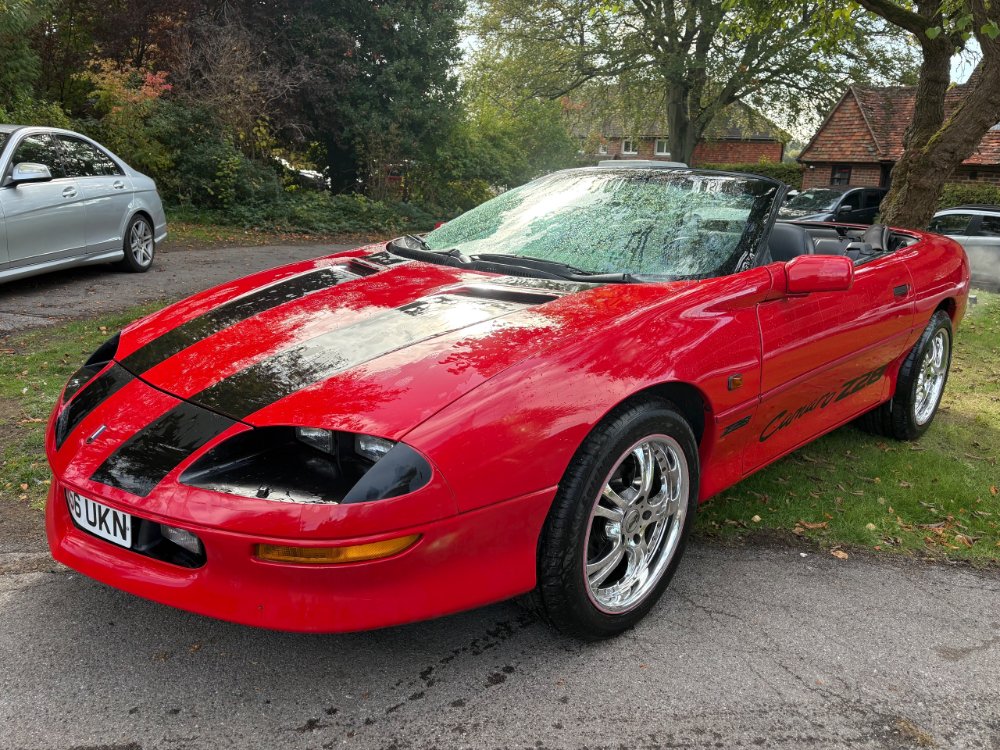 Red Chevrolet Camaro 5.7 V8 Convertible Z28
