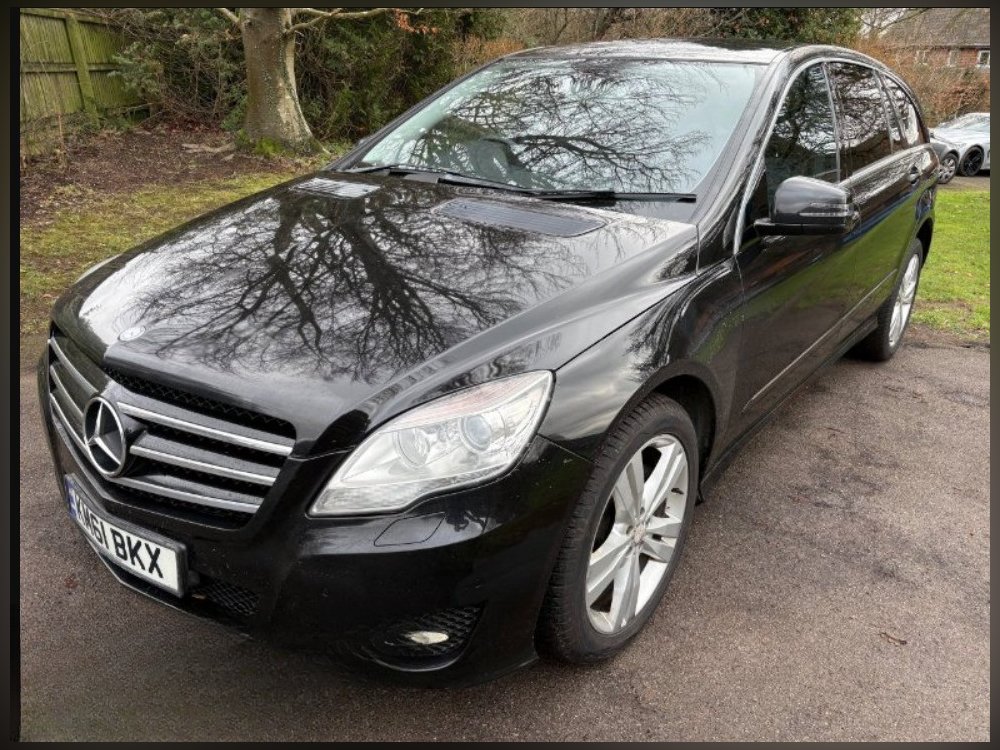 Black Mercedes-Benz R Class 3.0 R350L CDI MPV 5dr Diesel G-Tronic 4WD Euro 5 7 seats 265 ps