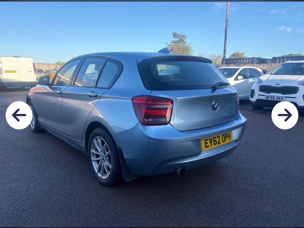 2012 BMW 1 Series Hatchback 1.6 116i SE Hatchback 5dr Petrol Auto Euro 5 s/s 136 ps